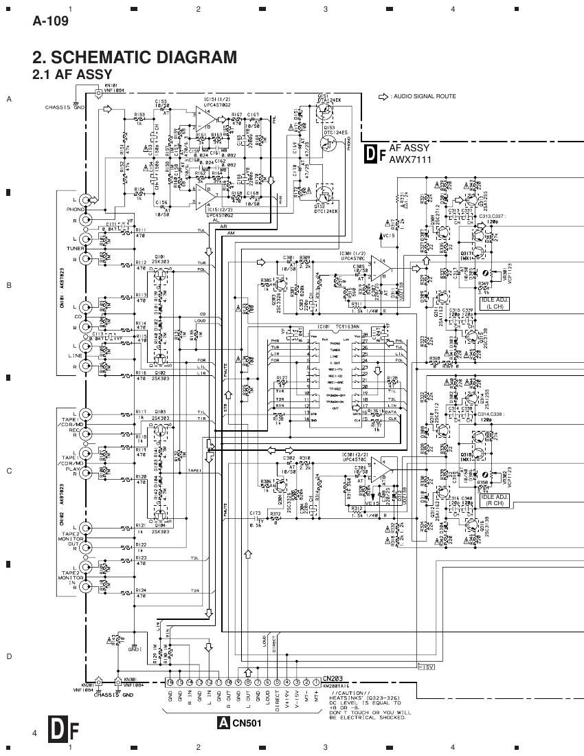 pioneer a 109 schematic