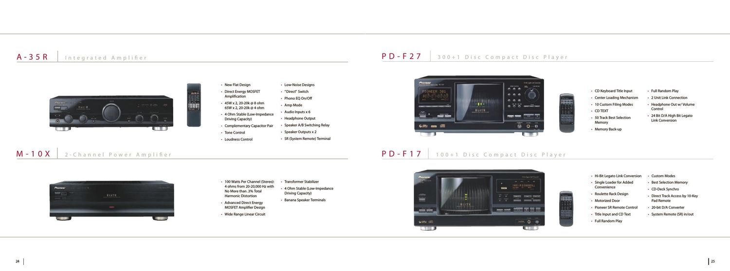 pioneer a 35 r brochure