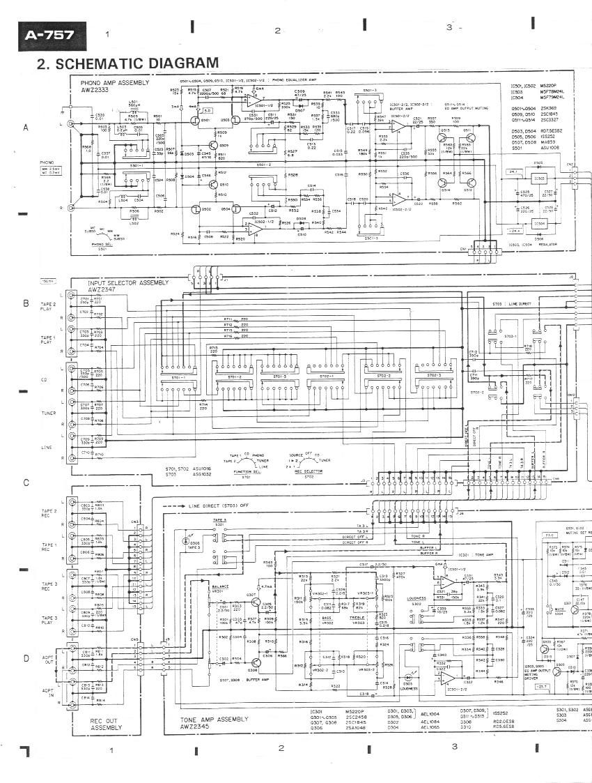 pioneer a 757 schematic
