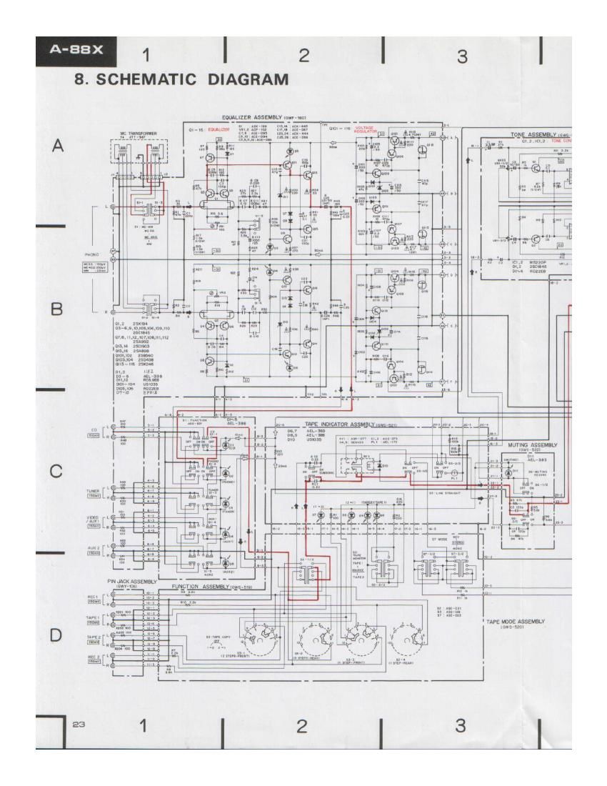 pioneer a 88 x schematic