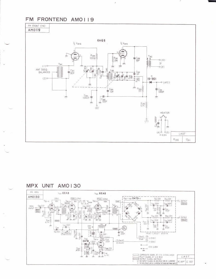 pioneer am 0119 schematic