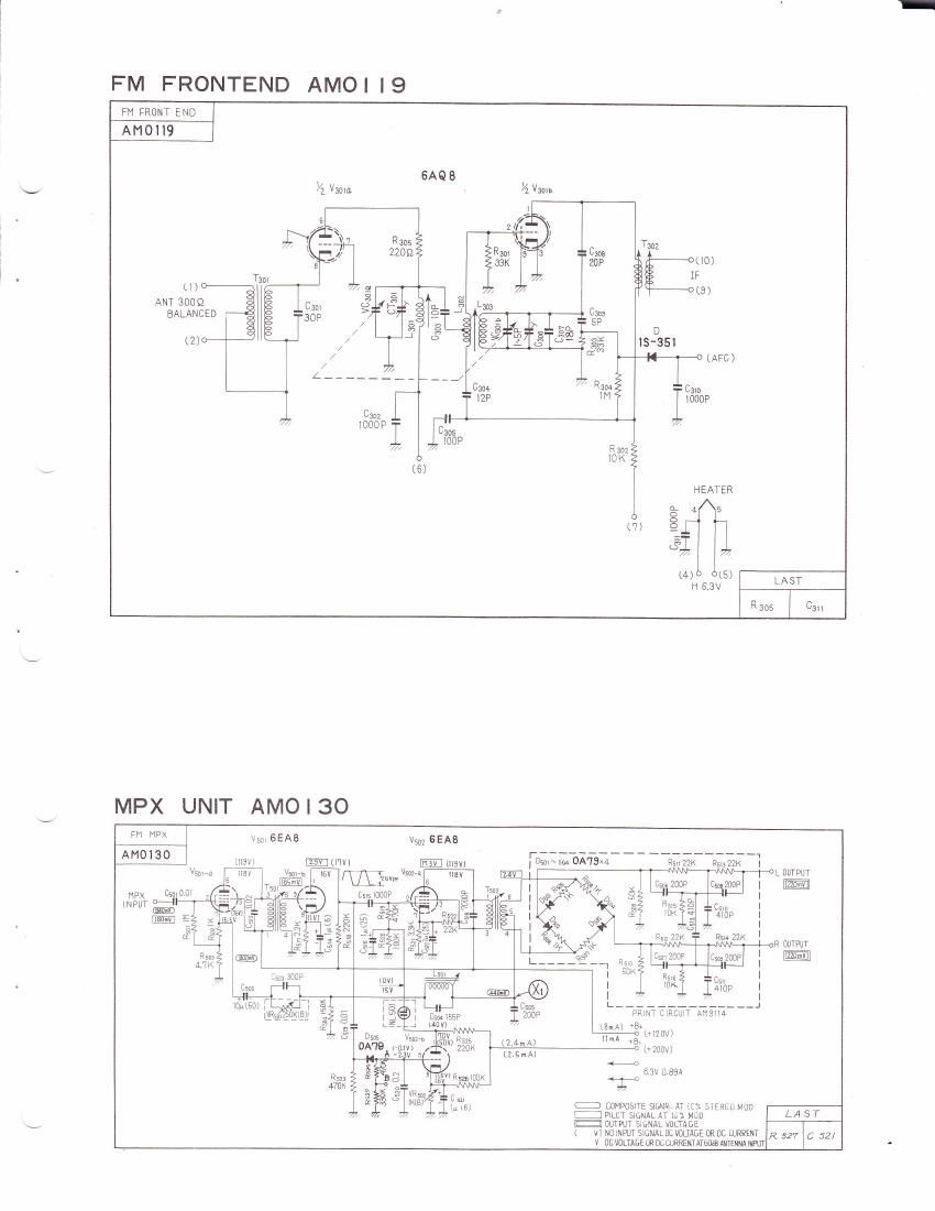 pioneer am 0119 schematic