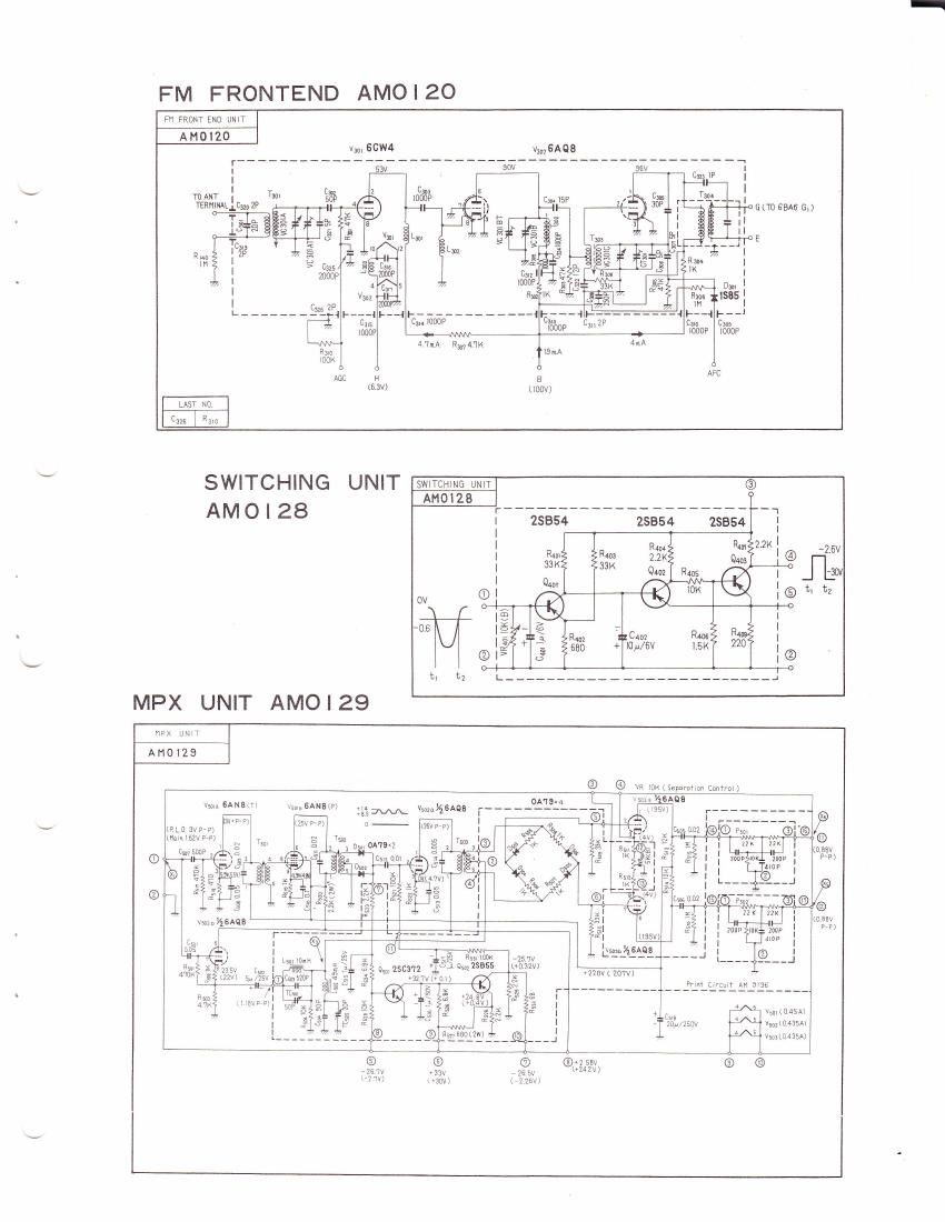 pioneer am 0120 schematic