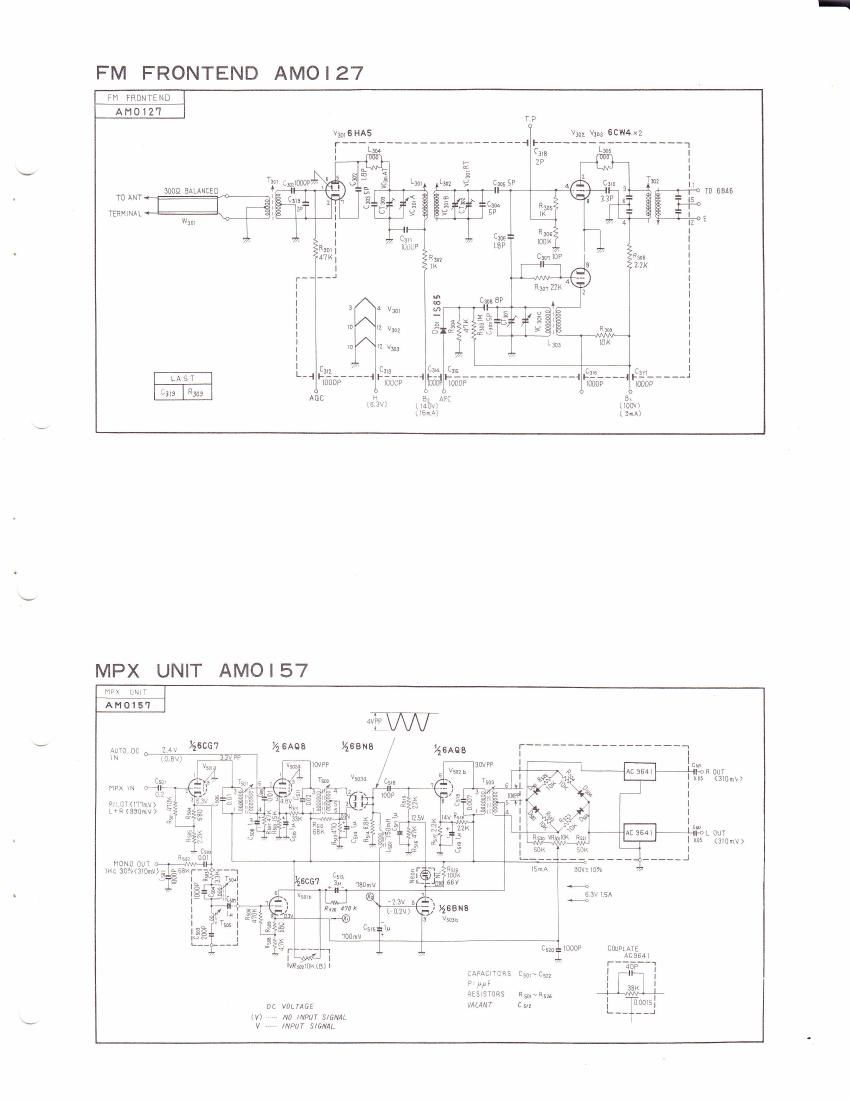 pioneer am 0127 schematic