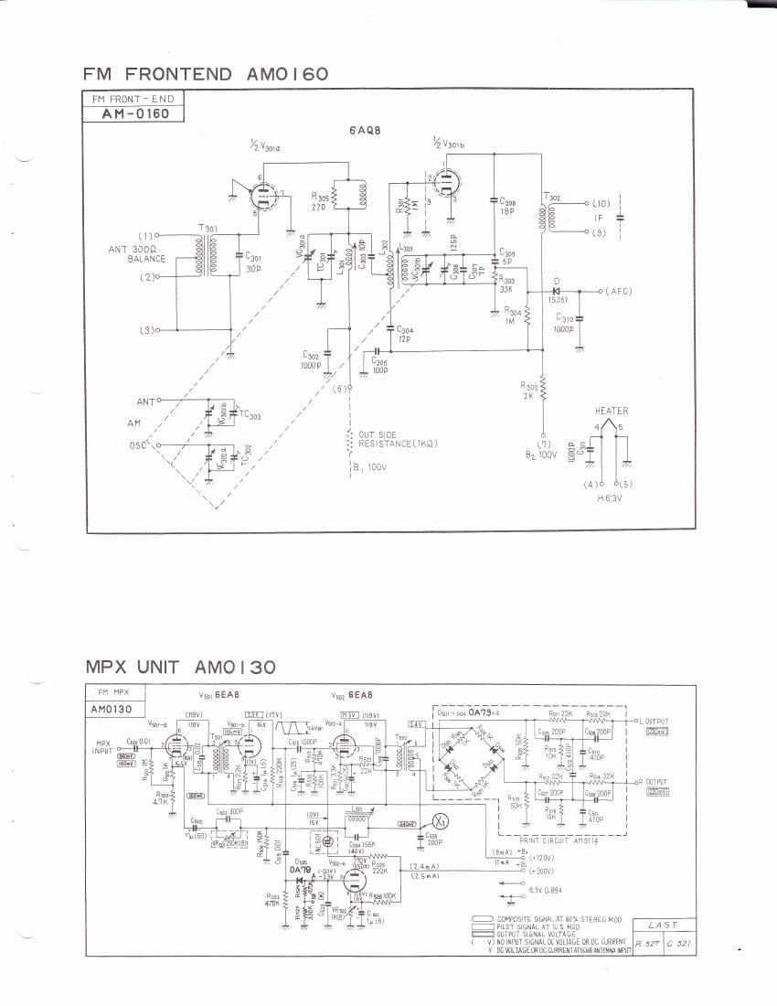 pioneer am 0160 schematic
