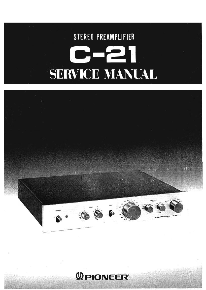 Pioneer C 21 Service Manual