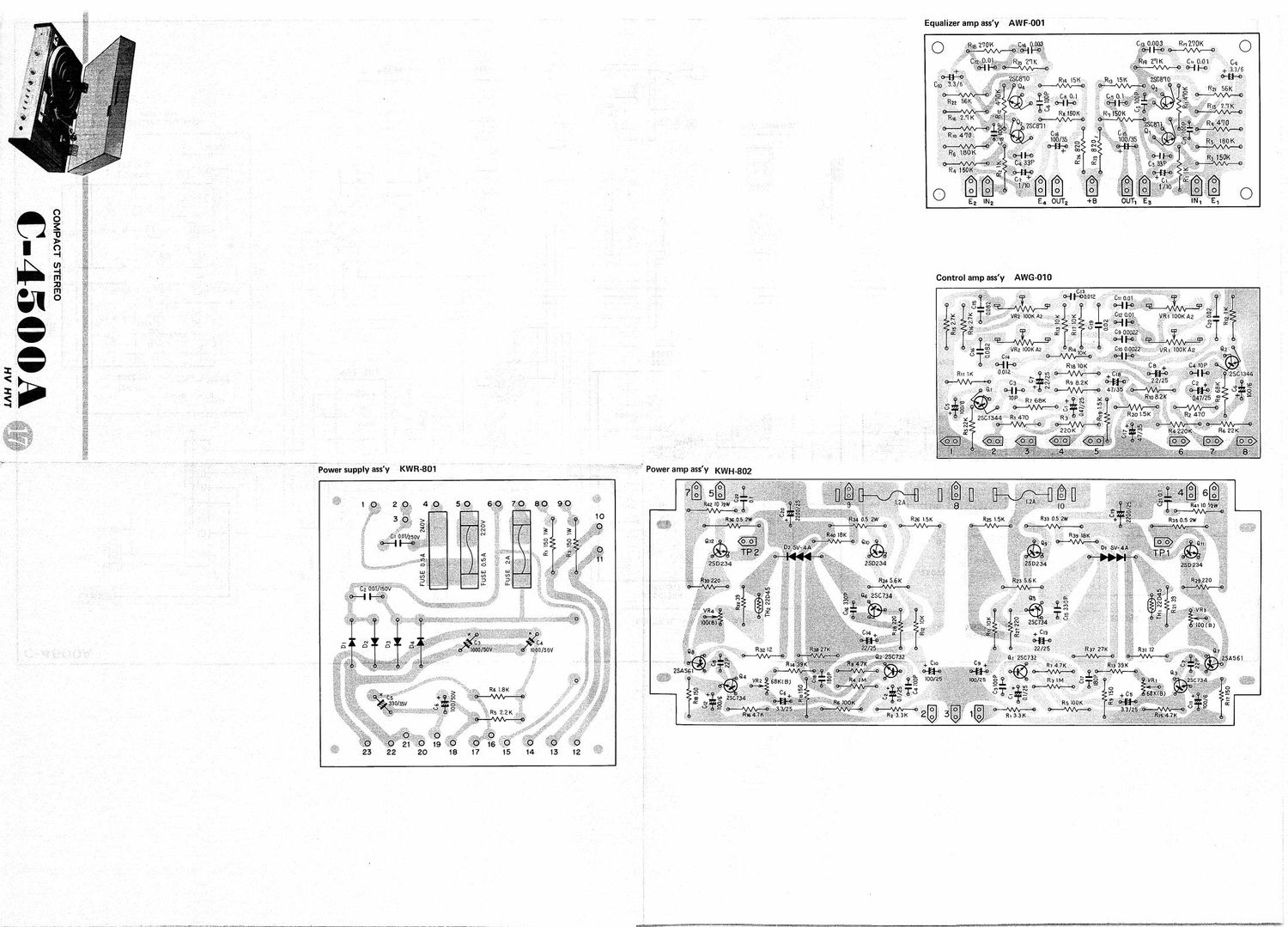 pioneer c 4500 a schematic