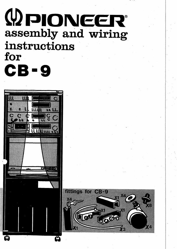 pioneer cb 9 owners manual