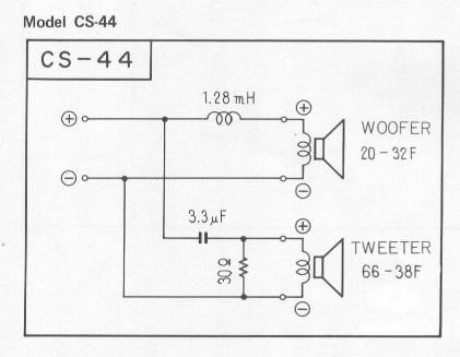pioneer cs 44 schematic