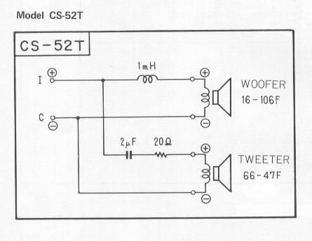 pioneer cs 52 t schematic