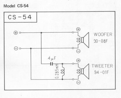 pioneer cs 54 schematic