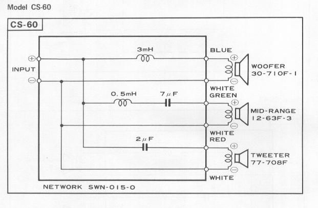 pioneer cs 60 schematic