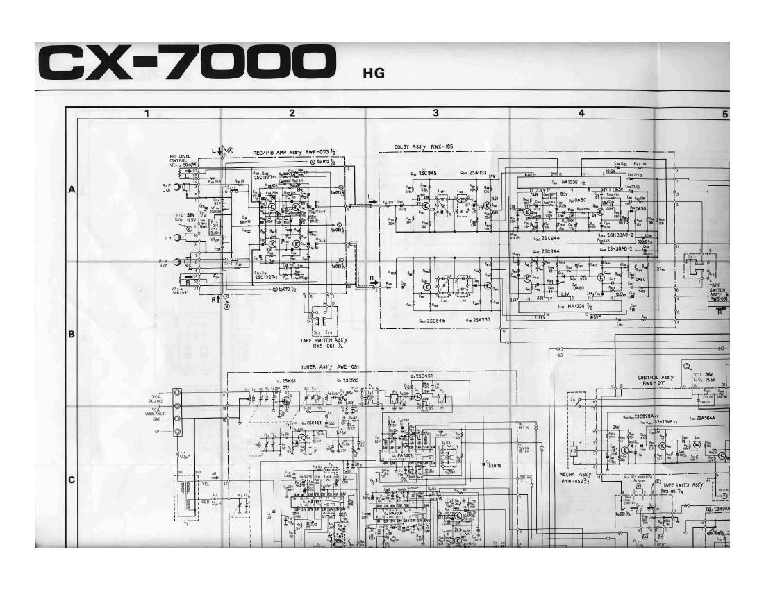 pioneer cx 7000 schematic