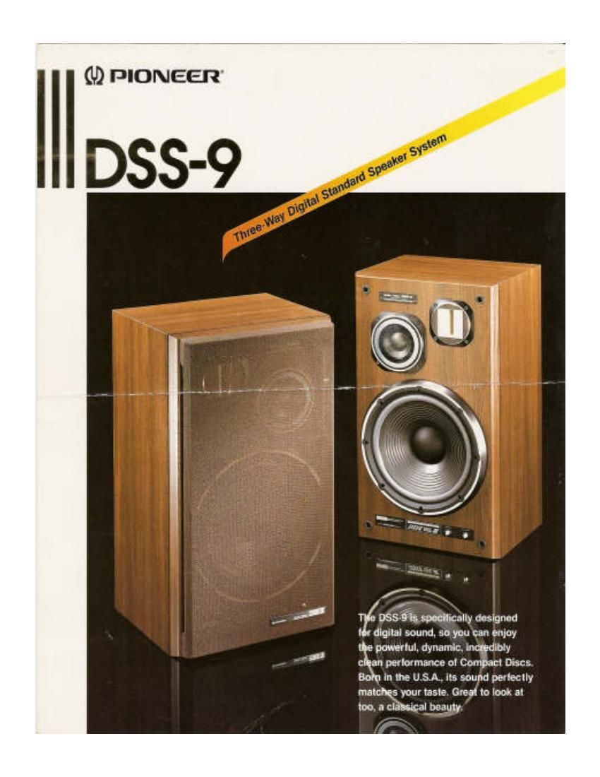 pioneer dss 9 brochure