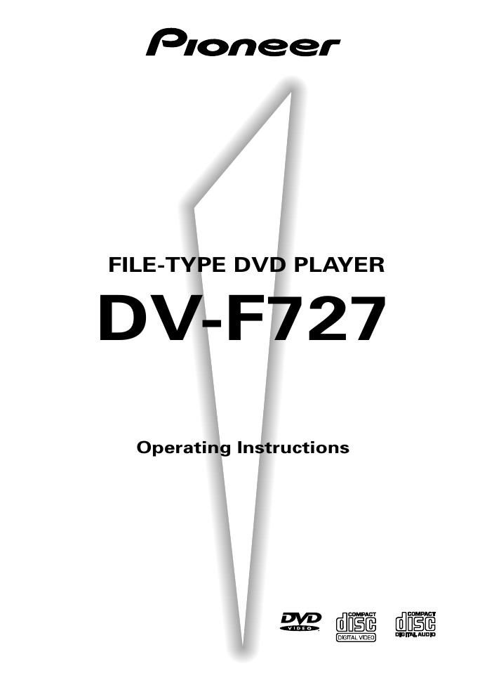 pioneer dvf 727 owners manual