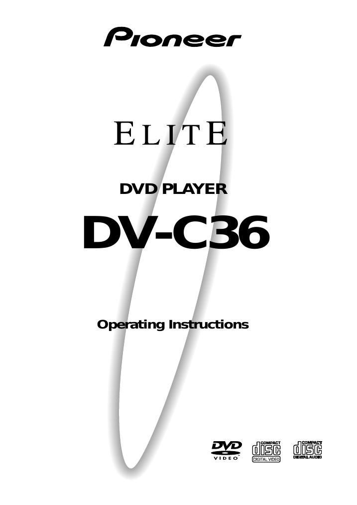 pioneer dvc 36 owners manual