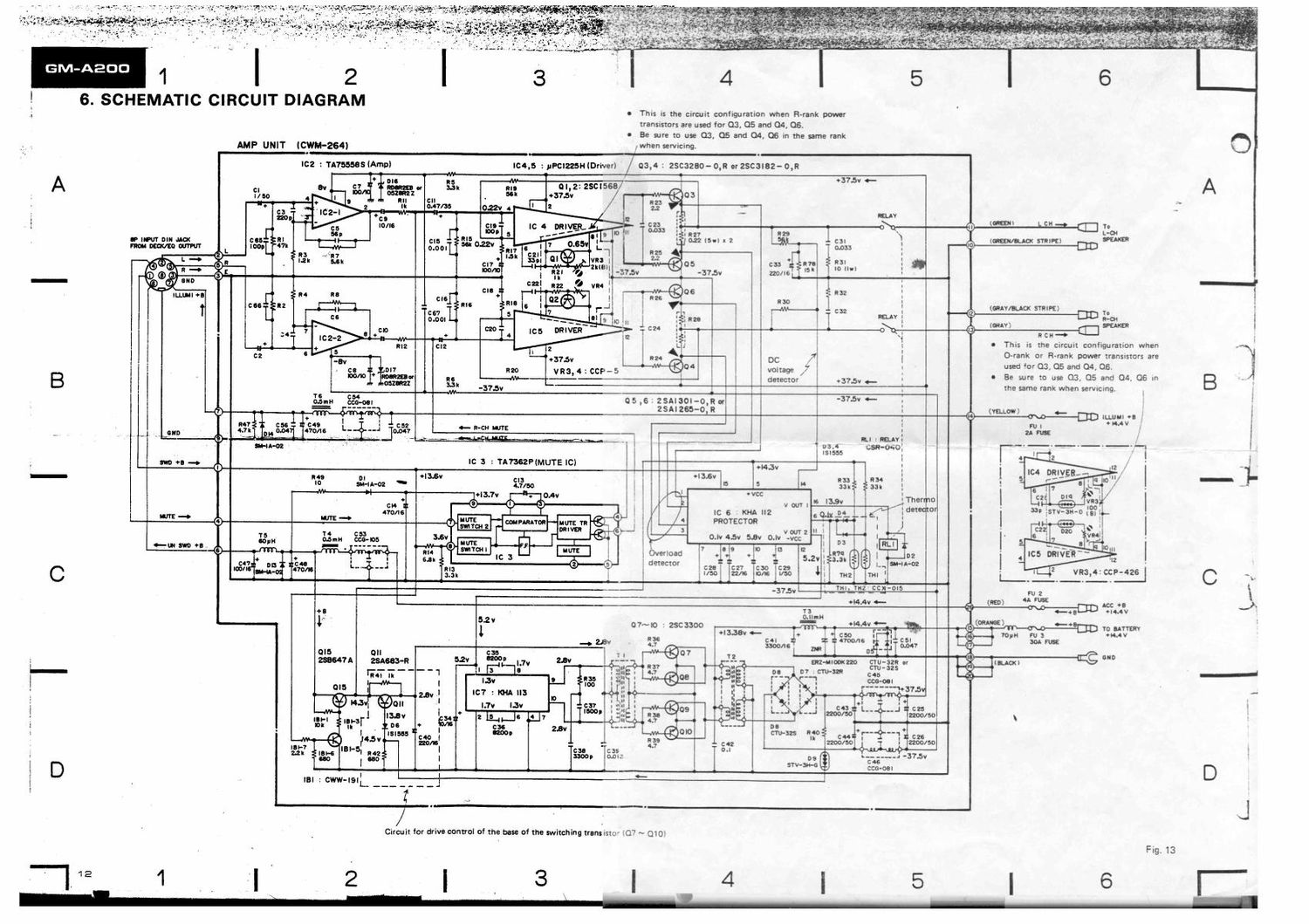pioneer gma 200 schematic