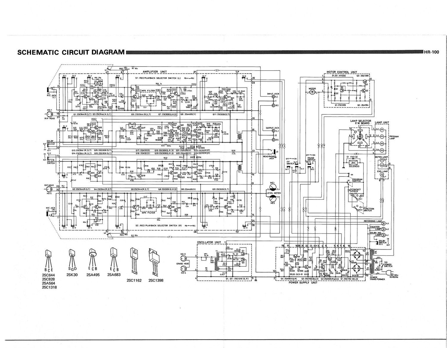 pioneer h r100 schematics