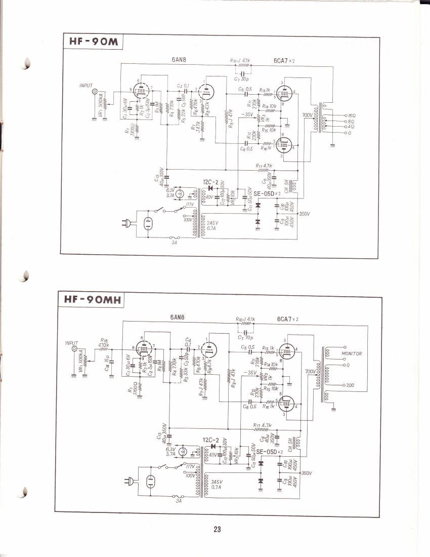 pioneer hf 90 m schematic