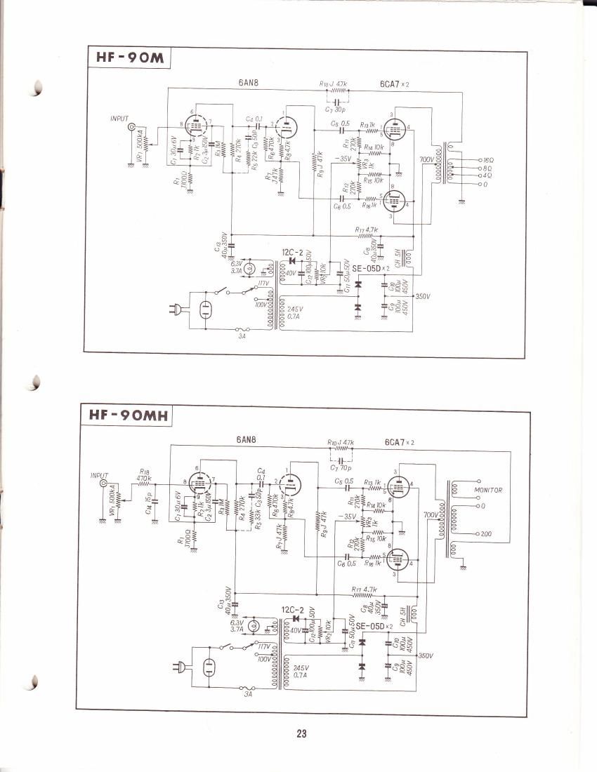 pioneer hf 90 m schematic