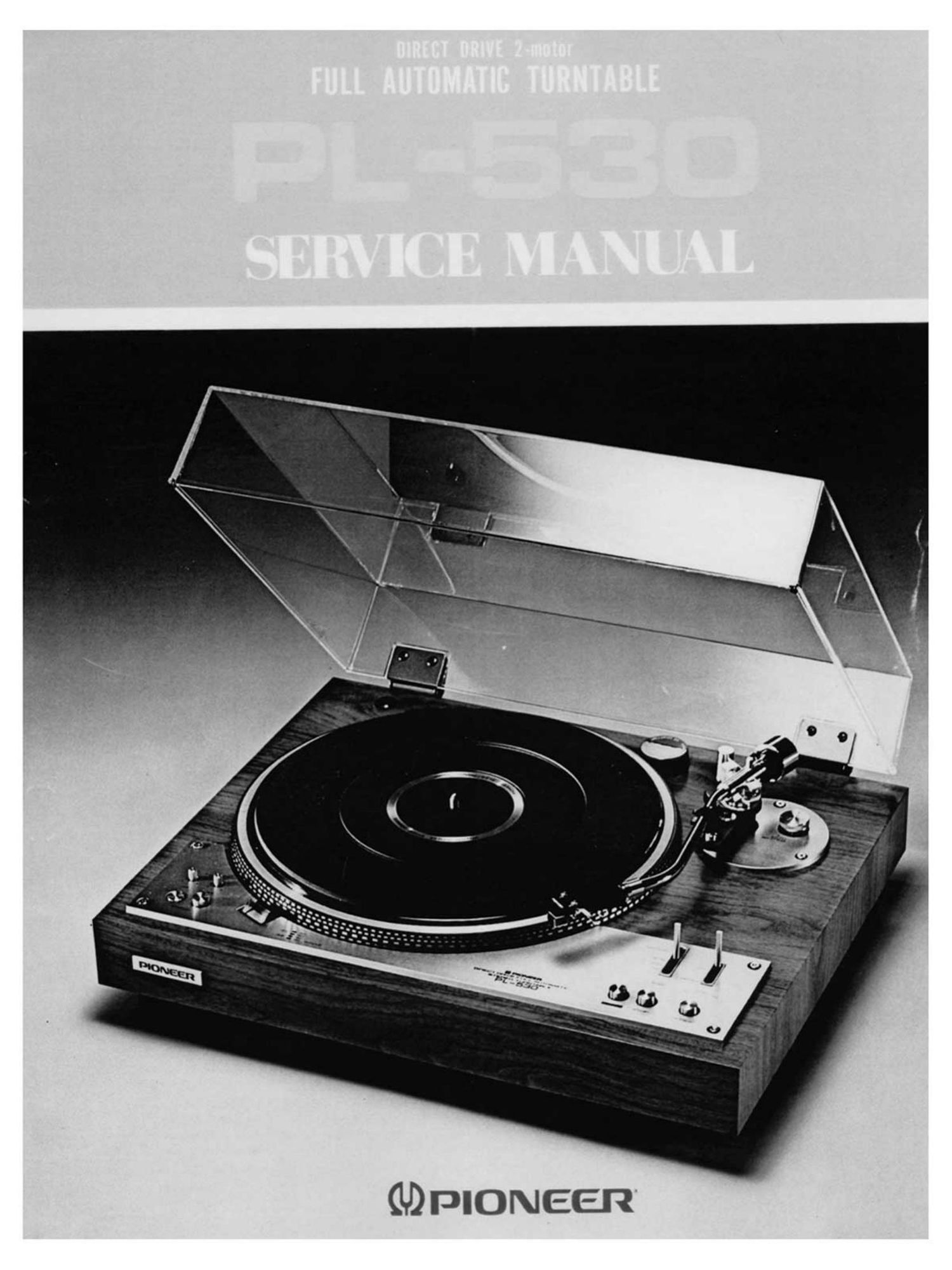 pioneer pl 530 service manual
