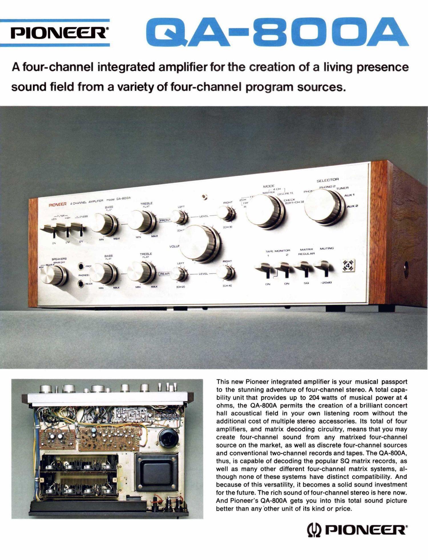 pioneer qa 800 a brochure 2