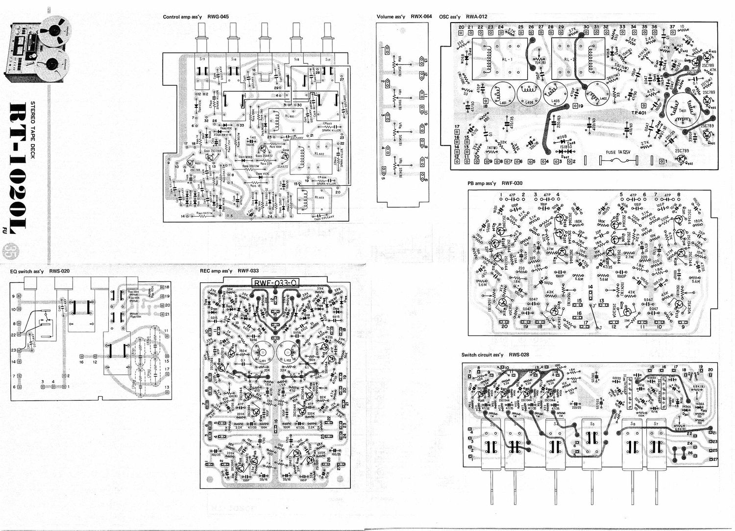 pioneer rt 1020 lfu schematic