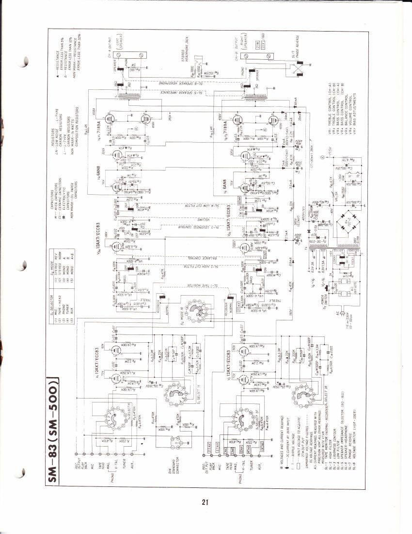 pioneer sm 500 schematic