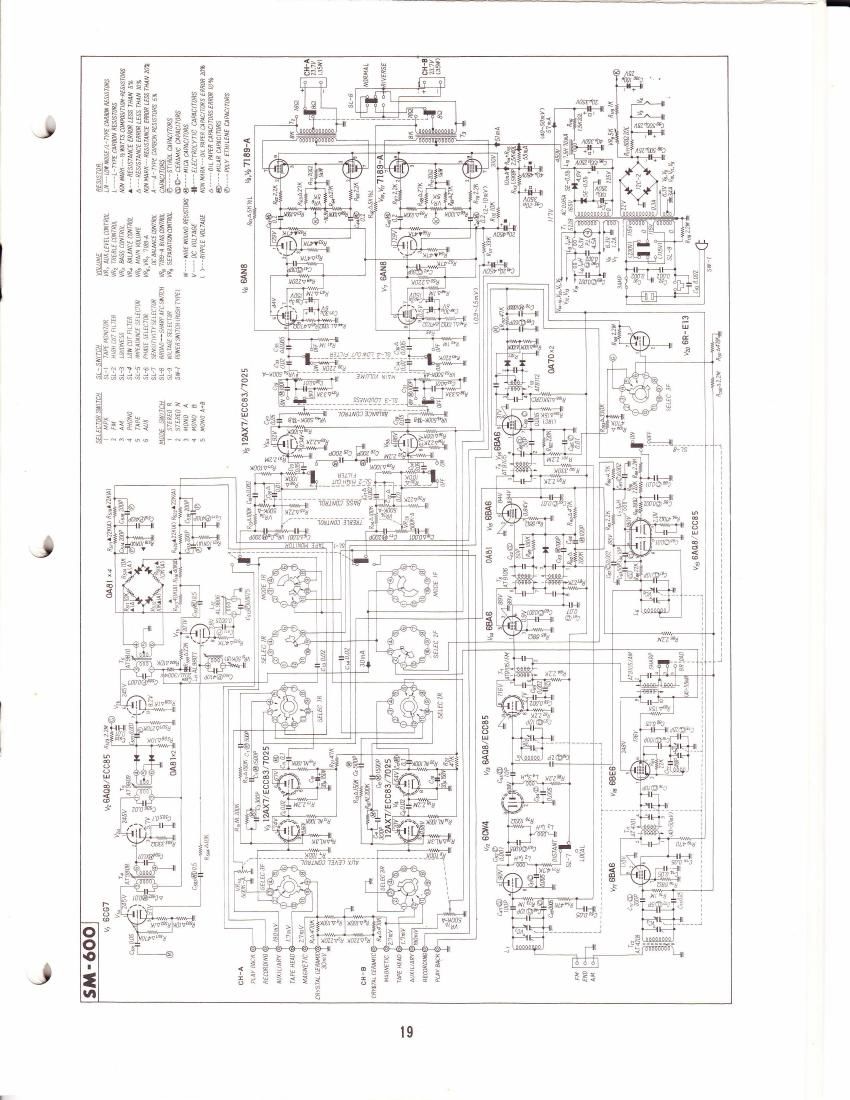 pioneer sm 600 schematic