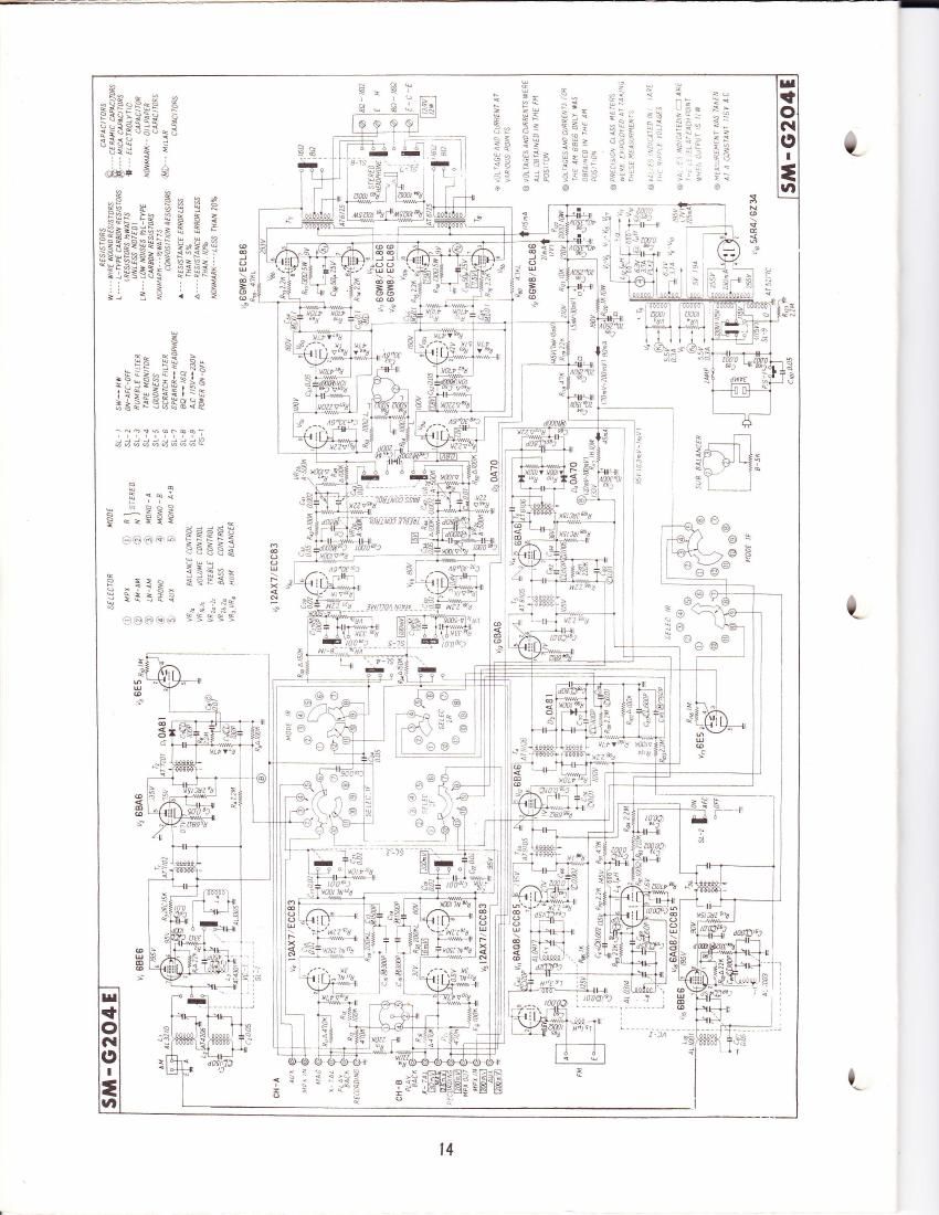 pioneer smg 204 e schematic