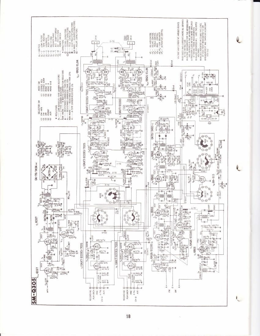 pioneer smq 305 schematic