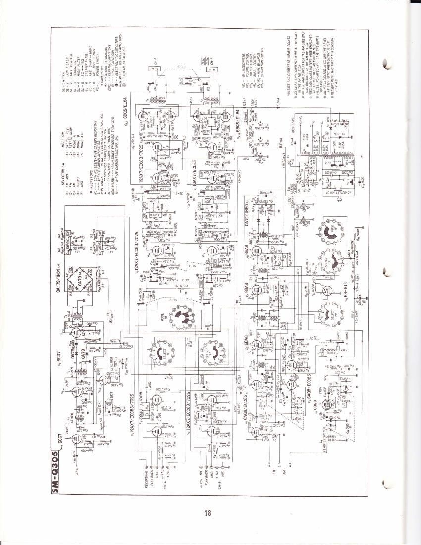 pioneer smq 305 schematic
