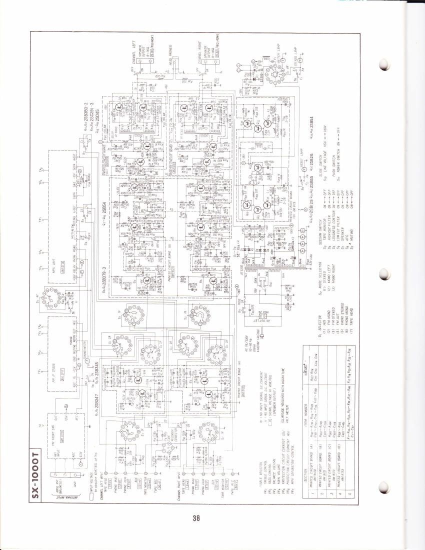 pioneer sx 1000 t schematic