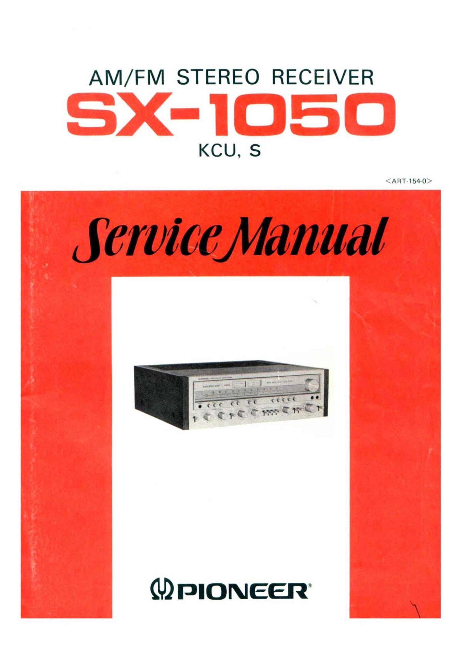 pioneer sx 1050 service manual
