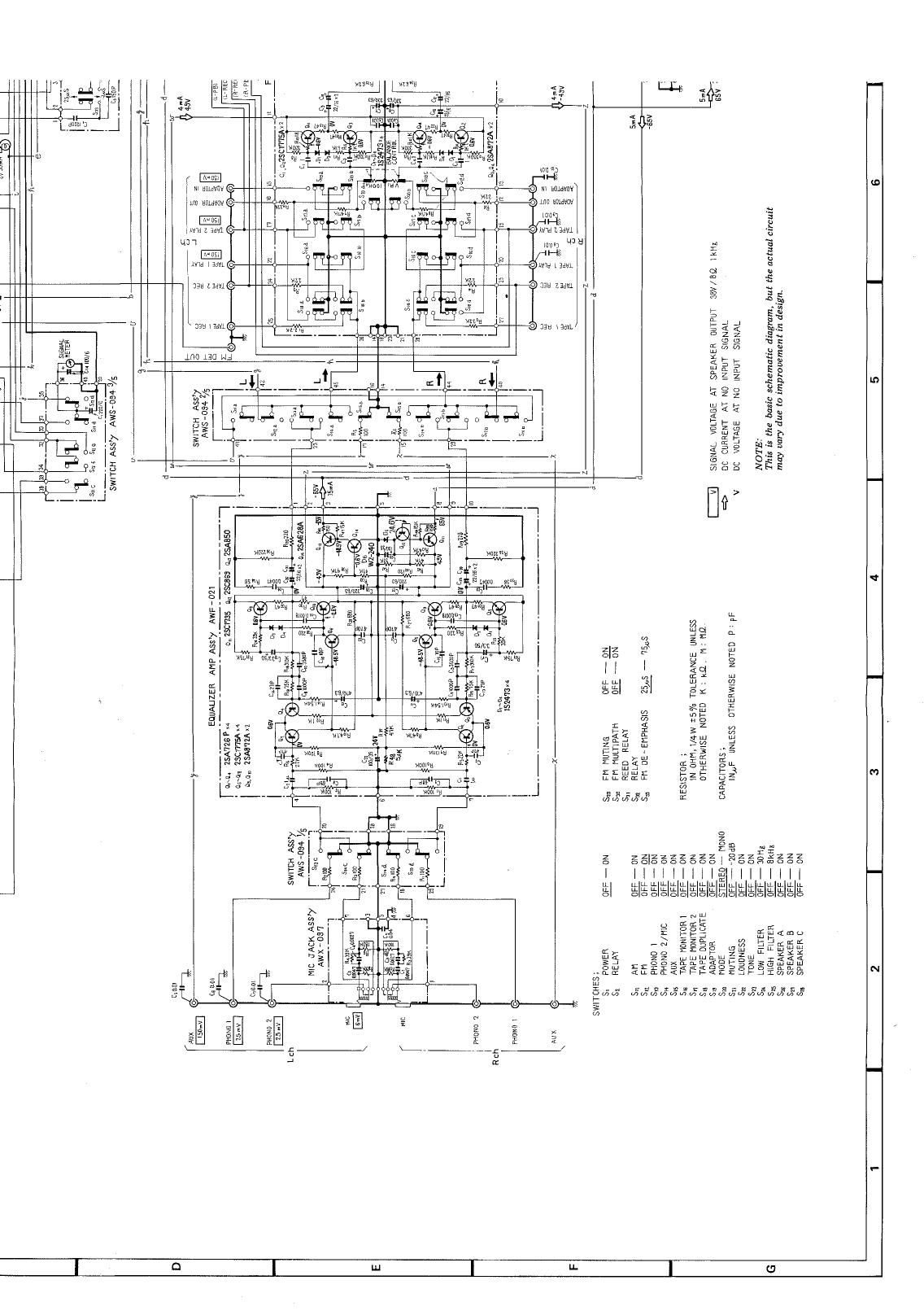 pioneer sx 1250 schematic