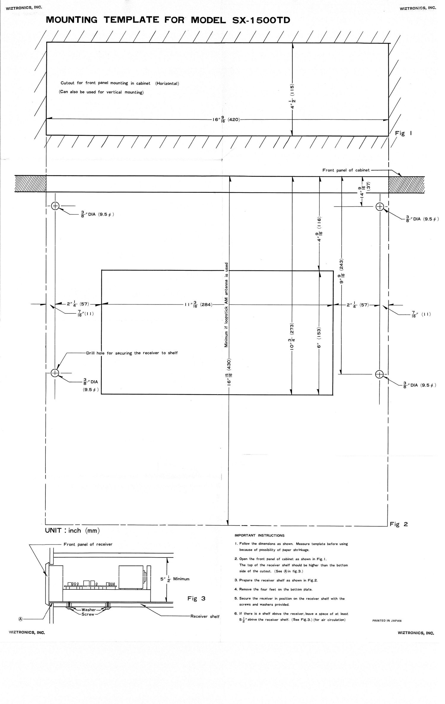 pioneer sx 1500 td schematic