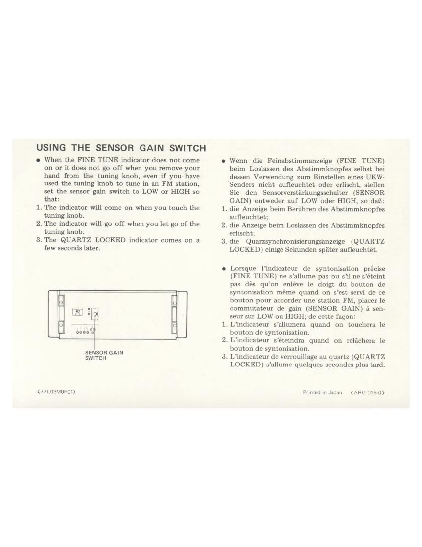 pioneer sx 1980 service manual