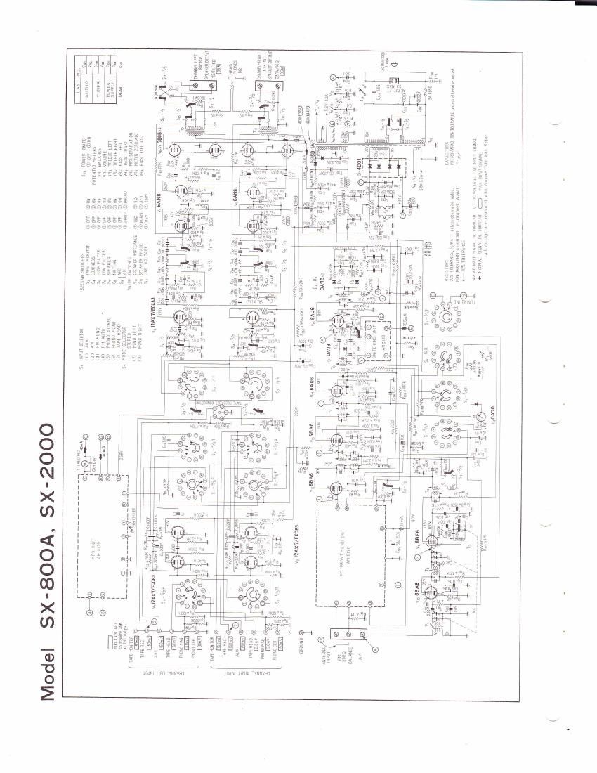 pioneer sx 2000 schematic