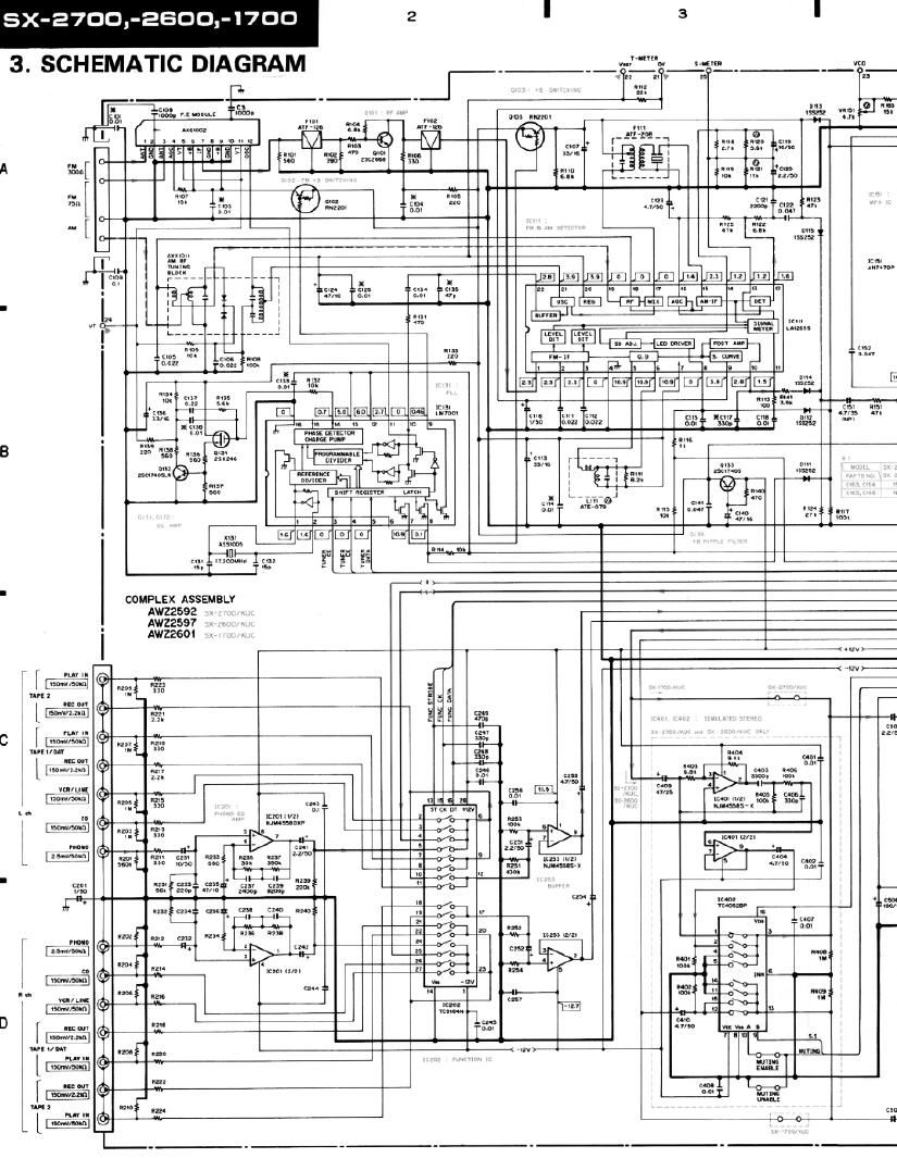 pioneer sx 2700 schematic