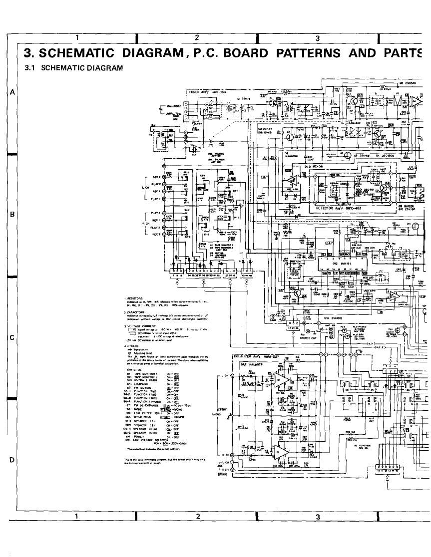 pioneer sx 3800 schematic