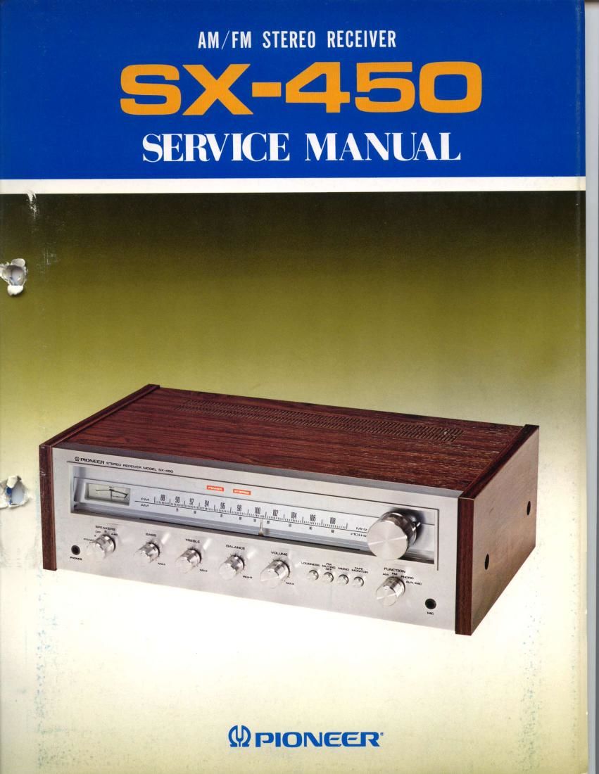 pioneer sx 450 schematic