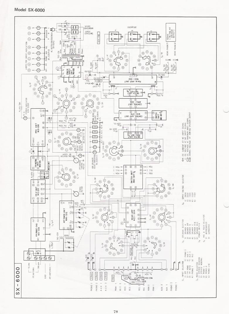 pioneer sx 6000 schematic