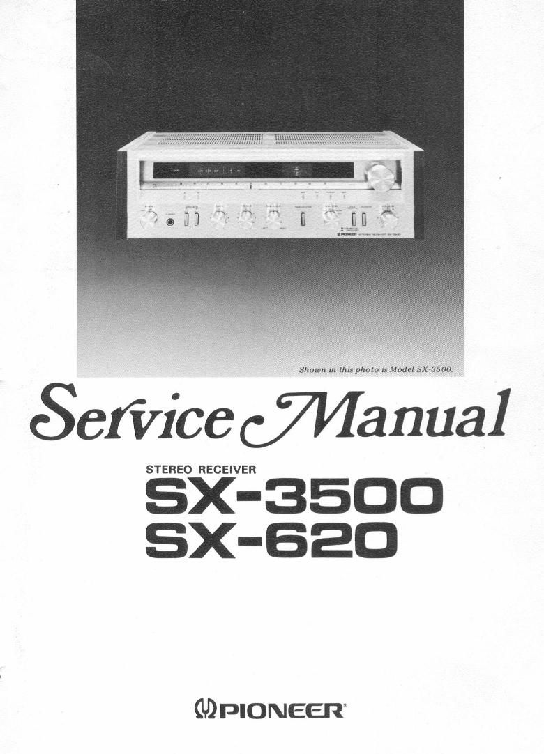pioneer sx 620 service manual