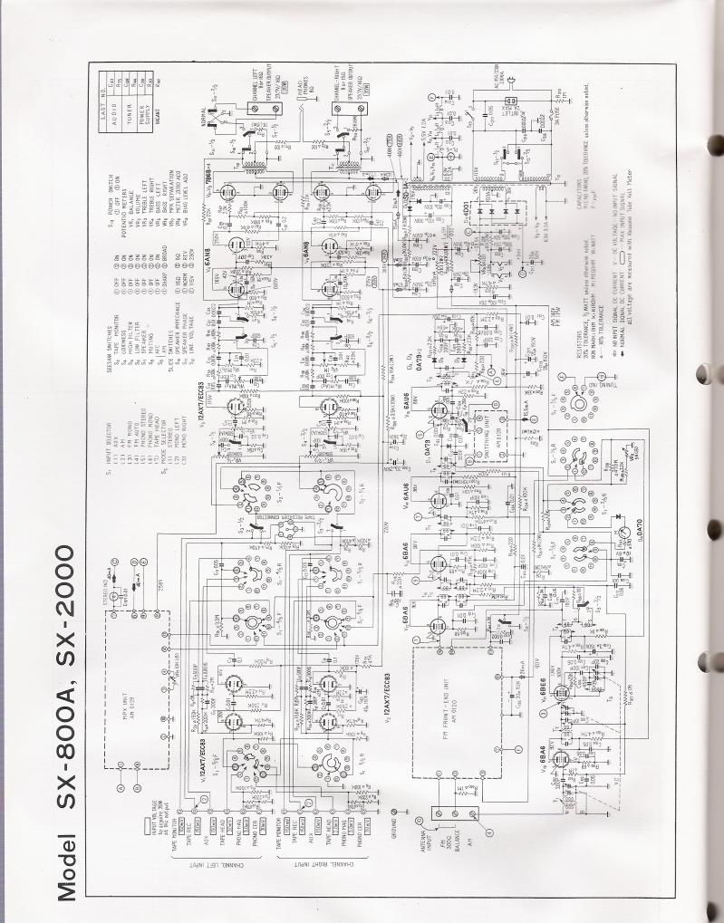 pioneer sx 800 a schematic