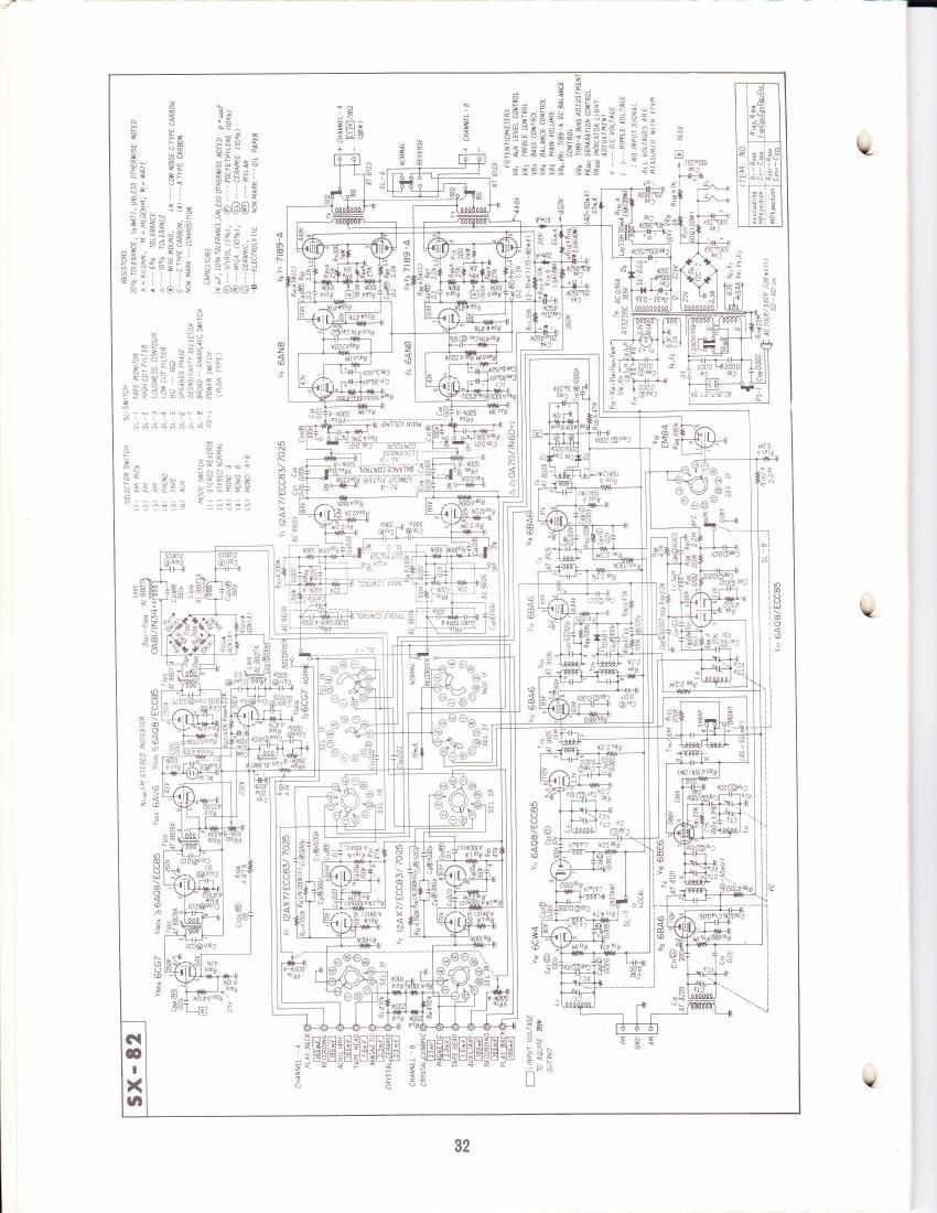 pioneer sx 82 schematic