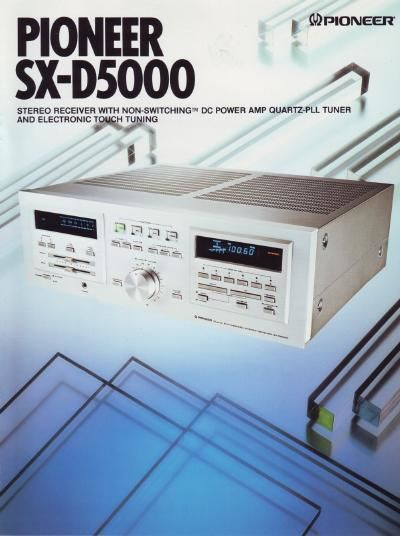 pioneer sx d5000 brochure