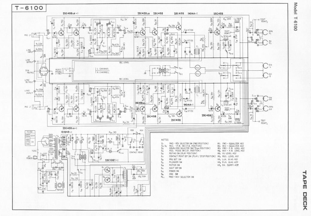 pioneer t 6100 s schematic