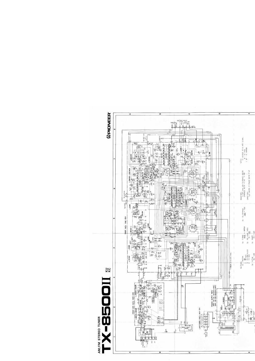 pioneer tx 8500 mk2 schematic