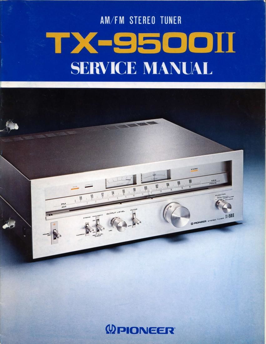 pioneer tx 9500 mk2 service manual
