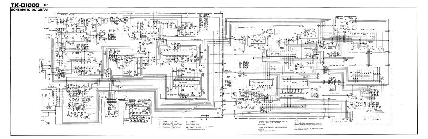 pioneer txd 1000 schematic